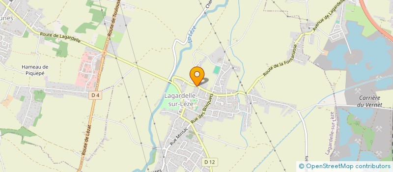 localisation de l'entreprise SERVITECH à LAGARDELLE-SUR-LEZE