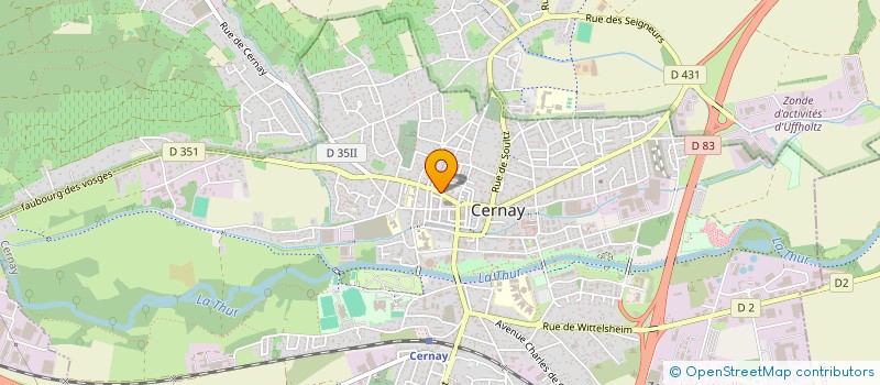localisation de l'entreprise SERVITEK  ASPACH-LE-BAS