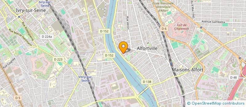 localisation de l'entreprise SERVITHERM STM à ALFORTVILLE