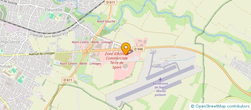 localisation de l'entreprise SERVITIQUE à NIORT