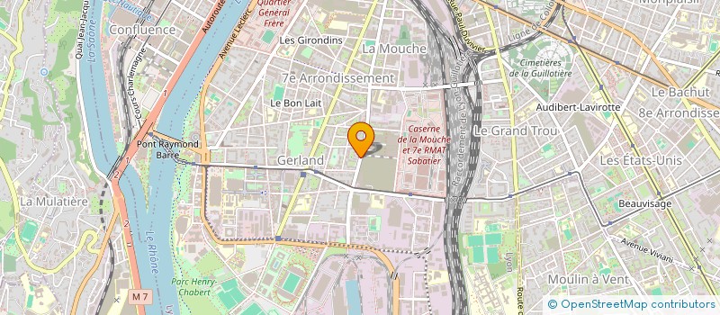 localisation de l'entreprise SERVITRANS  LYON