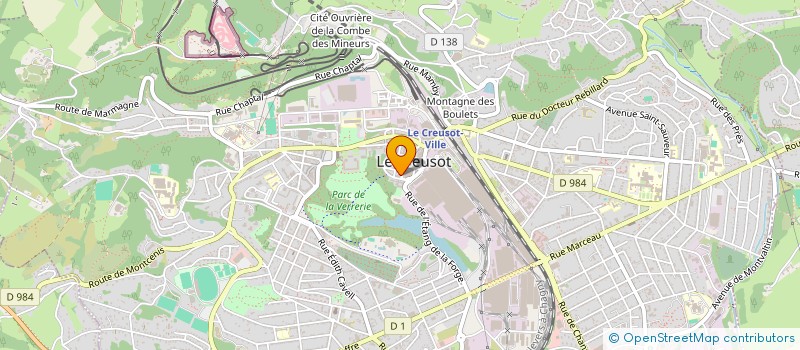 localisation de l'entreprise SERVIUS MULTIMEDIA  LE CREUSOT