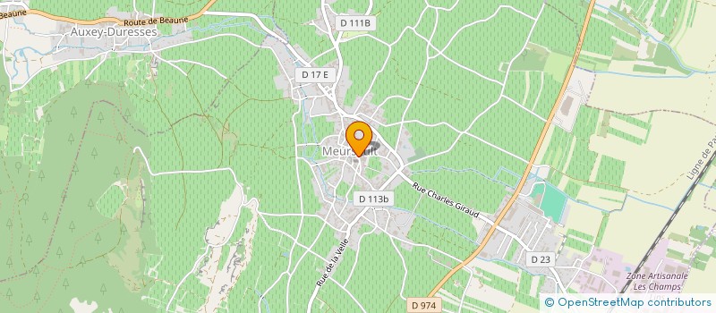 localisation de l'entreprise SERVIVIN à MEURSAULT