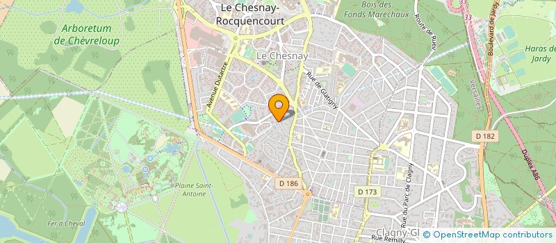 localisation de l'entreprise SERVLYS  LE CHESNAY-ROCQUENCOURT