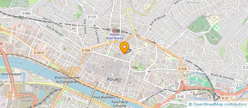 localisation de l'entreprise SERVO à ROUEN