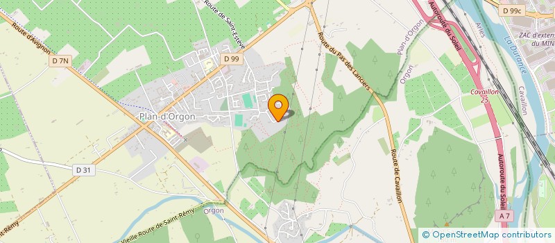 localisation de l'entreprise SERVODIL  MONTELIMAR