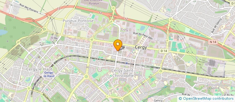 localisation de l'entreprise SERVOISE IDF  CERGY