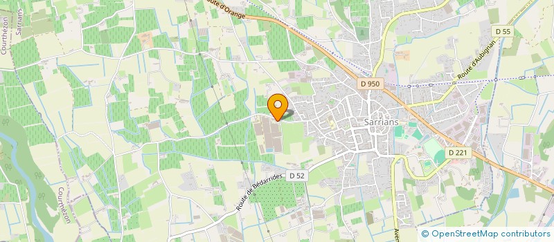 localisation de l'entreprise SERVONNAT à SARRIANS