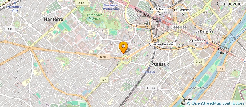 localisation de l'entreprise SERVOPLAN à PUTEAUX