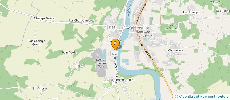 localisation de l'entreprise SERVOUZE  VALDIVIENNE