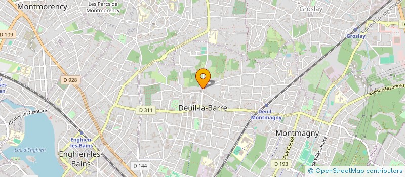 localisation de l'entreprise SERVT  DEUIL-LA-BARRE