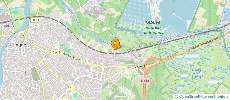 localisation de l'entreprise SERVY INDIVISION à AGDE