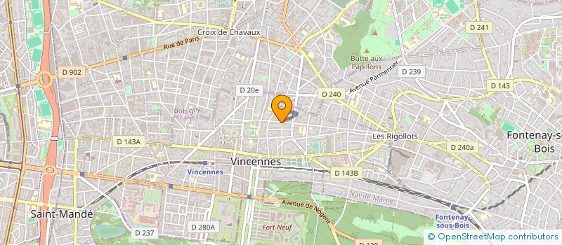 localisation de l'entreprise SERWIS  VINCENNES