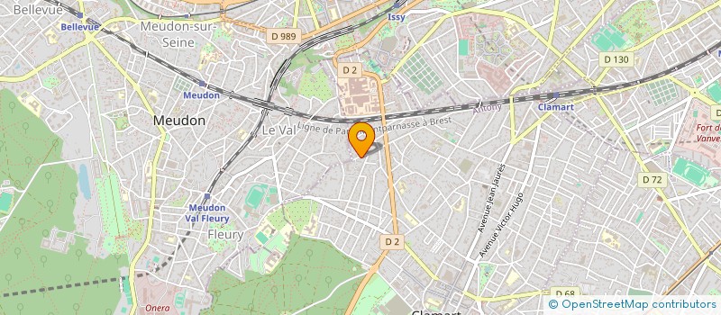 localisation de l'entreprise SERY & FILS à CLAMART