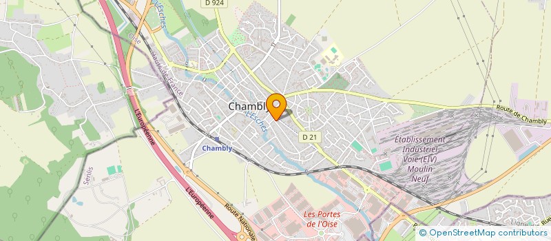 localisation de l'entreprise SERY - KONE - FOFANA INTERNATIONAL à CHAMBLY