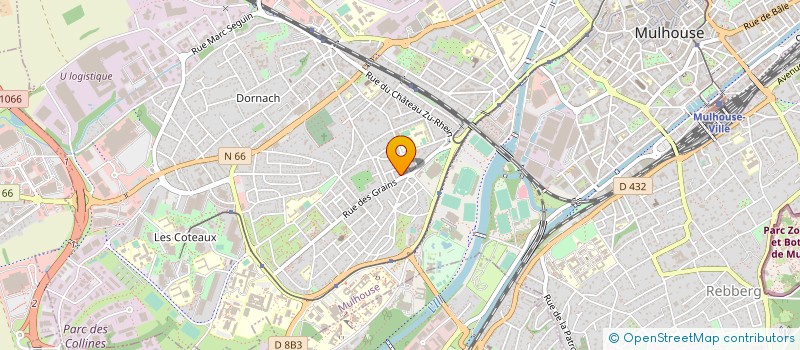 localisation de l'entreprise SERY ROESCH SARL à MULHOUSE