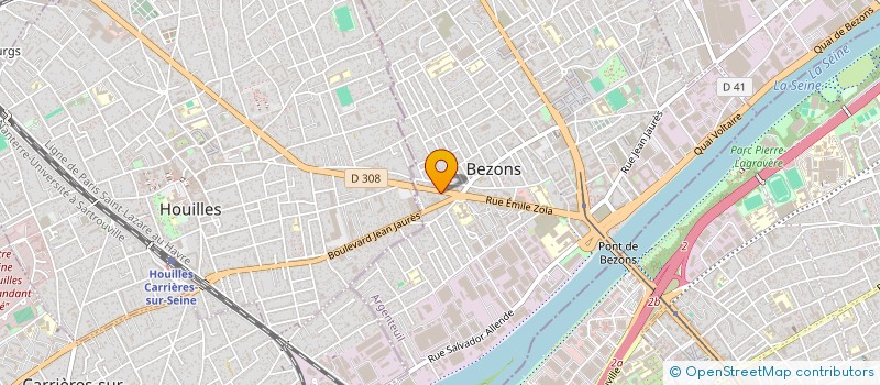 localisation de l'entreprise SERYNARD  BEZONS