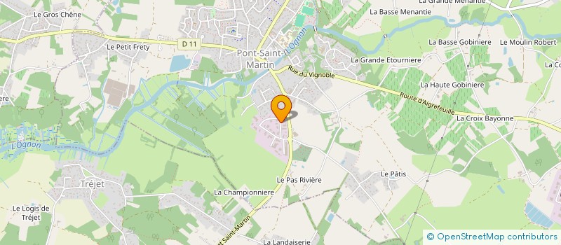 localisation de l'entreprise SERYPACK ATLANTIQUE  PONT-SAINT-MARTIN