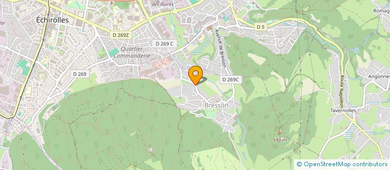 localisation de l'entreprise SES DEBORDES à BRESSON