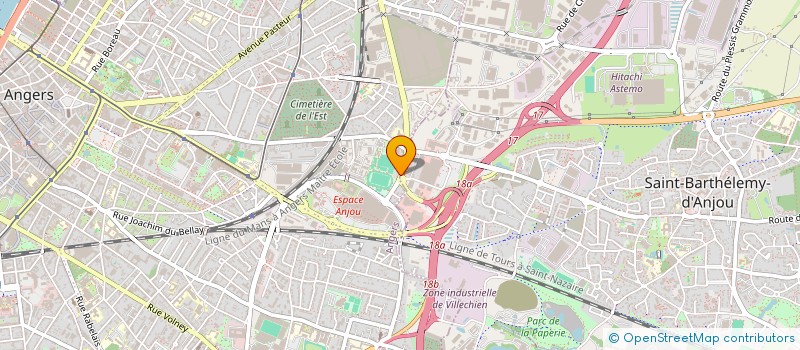 localisation de l'entreprise SES GROUPS à ANGERS