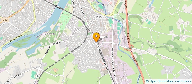 localisation de l'entreprise SES OLIVERES  LE COTEAU