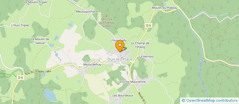 localisation de l'entreprise SESA  DE  DUN LES PLACES  DUN-LES-PLACES