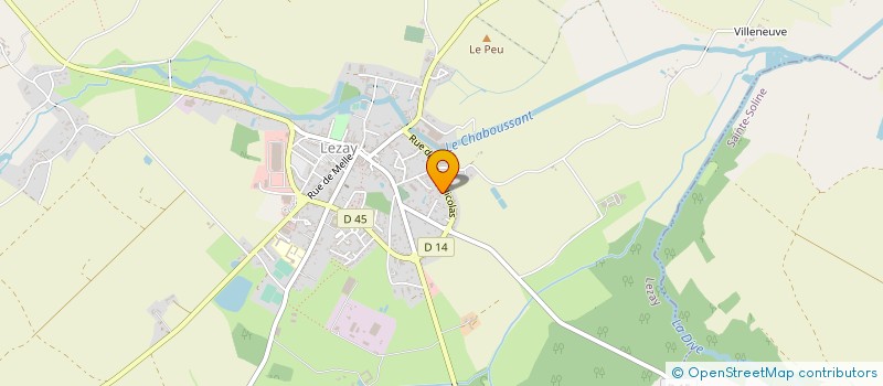 localisation de l'entreprise SESAER à LEZAY