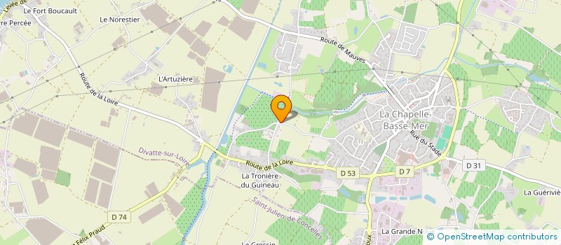 localisation de l'entreprise SESALF  DIVATTE-SUR-LOIRE