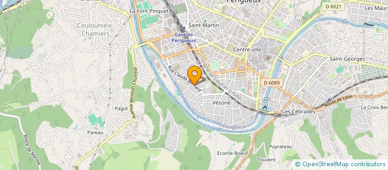 localisation de l'entreprise SESAM à PERIGUEUX