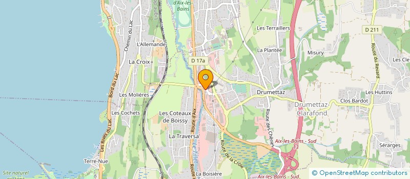 localisation de l'entreprise SESAM à DRUMETTAZ-CLARAFOND