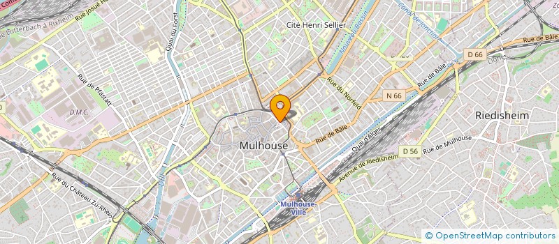 localisation de l'entreprise SESAM à MULHOUSE
