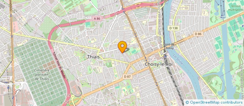 localisation de l'entreprise SESAM à CHOISY-LE-ROI