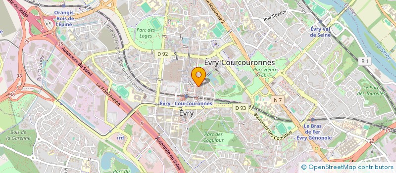 localisation de l'entreprise SESAM CONDUITE à EVRY-COURCOURONNES