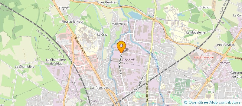 localisation de l'entreprise SESAM CONSULTING  BOURG-EN-BRESSE