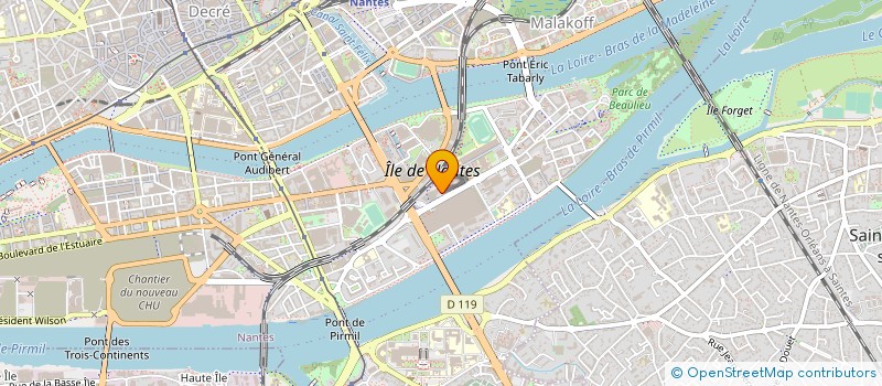 localisation de l'entreprise SESAM FORMATIONS à NANTES