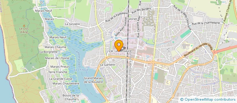 localisation de l'entreprise SESAMASSUR à LES SABLES D'OLONNE