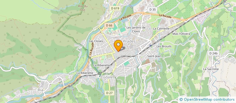 localisation de l'entreprise SESAME à PRADES