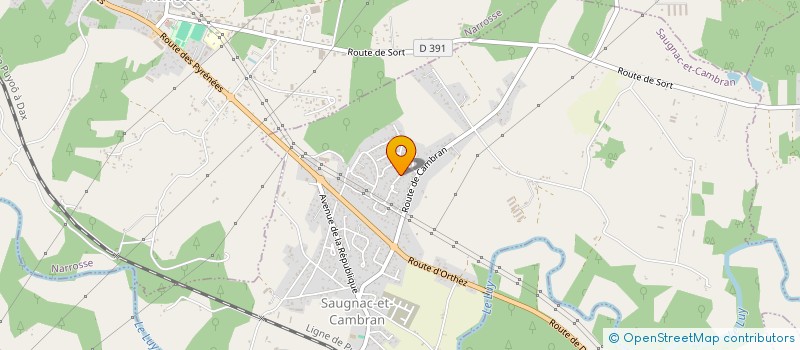 localisation de l'entreprise SESAME  HEUGAS