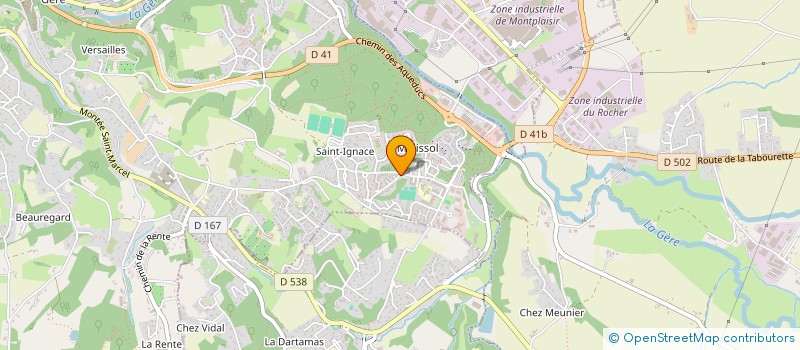 localisation de l'entreprise SESAME à VIENNE