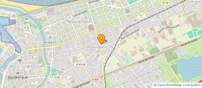 localisation de l'entreprise SESAME à DUNKERQUE