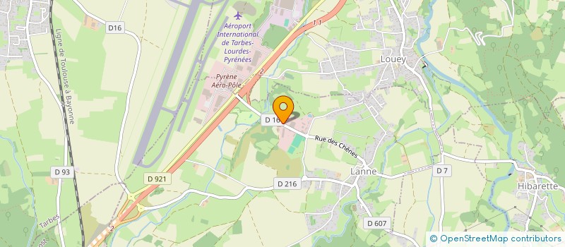 localisation de l'entreprise SESAME 64 à LANNE