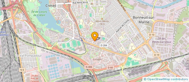 localisation de l'entreprise SESAME 66 à CRETEIL