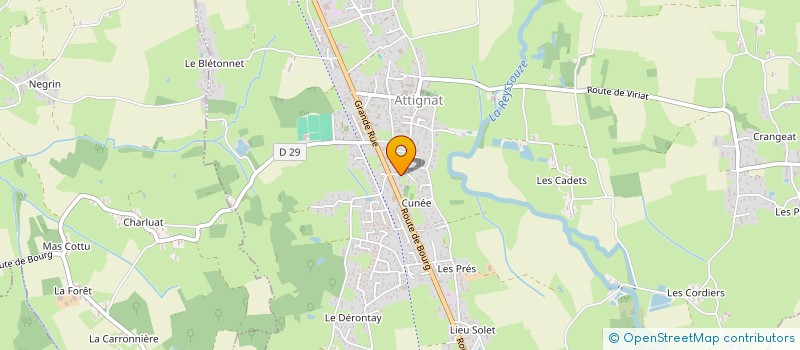 localisation de l'entreprise SESAME  ATTIGNAT