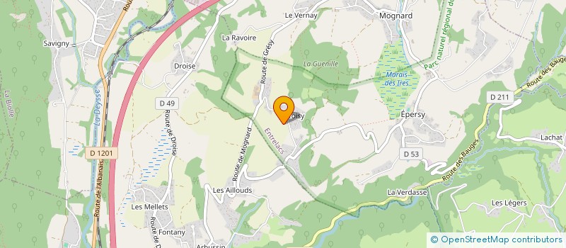 localisation de l'entreprise SESAME  ECHIROLLES