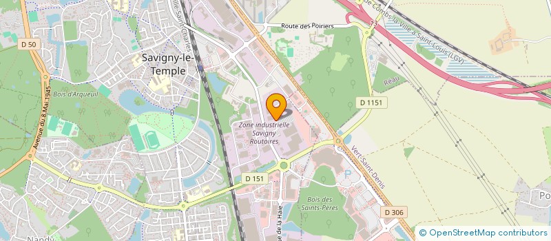 localisation de l'entreprise SESAME  SAVIGNY-LE-TEMPLE