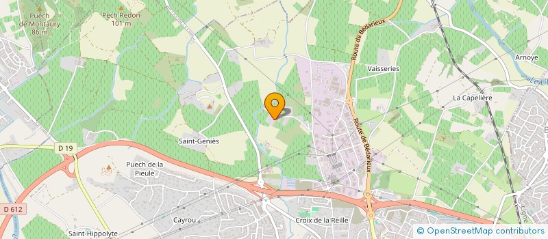 localisation de l'entreprise SESAME  BEZIERS