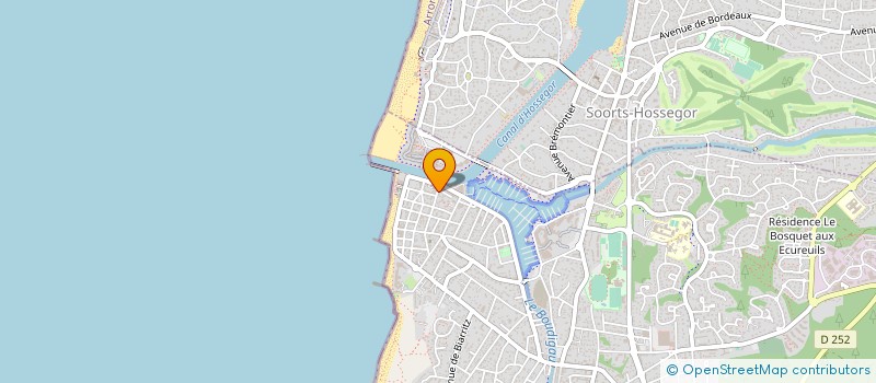 localisation de l'entreprise SESAME à CAPBRETON