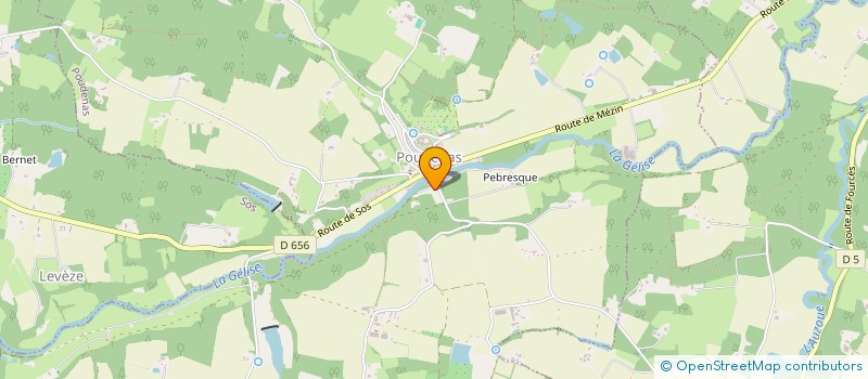 localisation de l'entreprise SESAME CONSEIL  POUDENAS