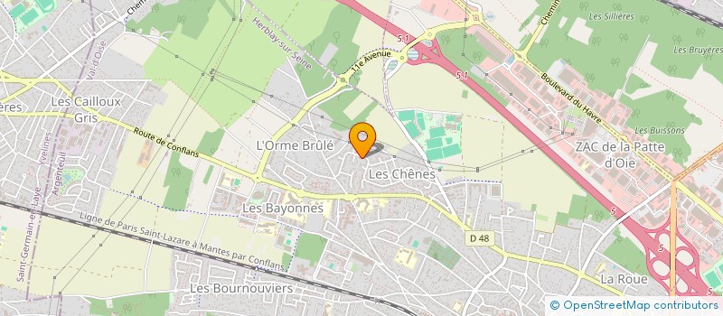 localisation de l'entreprise SESAME CONSULTING  HERBLAY-SUR-SEINE