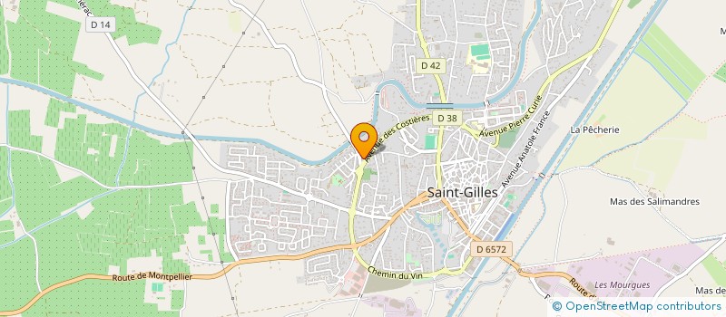localisation de l'entreprise SESAME CONTROLE TECHNIQUE à SAINT-GILLES